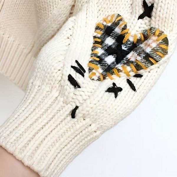 Firerie Elegant High Neck Loose Casual Versatile Sleeveless Knit Sweater Vest,Brown Sweater In Fall/Winter - Image 3